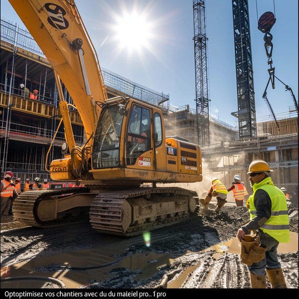 Optimisez vos chantiers avec du matériel pro